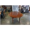 Image 2 : ANTIQUE ROUND DROP LEAF DINING TABLE W/ ORIGINAL CASTERS
