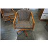 Image 2 : 2 OAK ROLLING CHAIRS