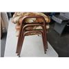 Image 2 : 3 VINTAGE STOOLS