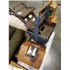 Image 2 : BIRD HOUSE, WOOD BASKET, SHELF, CONTAINERS, AND DRYING RACK