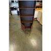 Image 2 : 6FT WALNUT BOOKSHELF