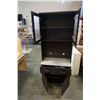 Image 2 : ESPRESSO AND GREY 1 DRAWER CUPBOARD