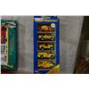 Image 3 : LOT OF TALK AND WALK ROBOT, DIE CAST VEHICLE GIFT SET AND RACING SET
