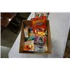 Image 2 : BOX AND TRAY OF DIE CAST CARS AND PIRATES OF THE CARIBBEAN FIGURE