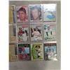 Image 2 : OVER 100 1969-79 BASEBALL CARDS 12 COMPLETE PAGES