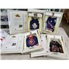 Image 1 : 4 RARE NHL DARK JERSEY STARHANGERS - RETAIL $59.99 COYOTES, RANGERS, LEAFS, ISLANDERS