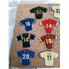 Image 2 : 15 RARE STARLINE 1980S NFL PLAYER JERSEY HAT LAPEL PINS