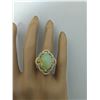 Image 5 : 7.05 CTW Opal 18K Yellow Gold Diamond Ring