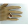 Image 5 : 13.95 CTW Morganite 18K White Gold Diamond Ring