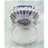 Image 3 : 12.72 CTW Tanzanite 14K White Gold Diamond Ring