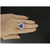 Image 5 : 12.72 CTW Tanzanite 14K White Gold Diamond Ring