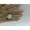 Image 5 : 6.55 CTW Opal 18K yellow Gold Diamond Ring
