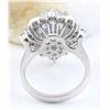 Image 3 : 7.48 CTW Natural Aquamarine 14K Solid White Gold Diamond Ring