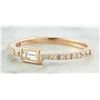 Image 2 : 0.43 CTW Diamond 18K Rose Gold Ring