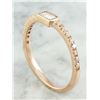 Image 3 : 0.43 CTW Diamond 18K Rose Gold Ring