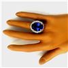 Image 5 : 19.64 CTW Natural Tanzanite 18K Solid White Gold Diamond Ring