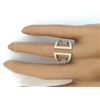 Image 5 : 0.60 CTW Natural Diamond 18K Solid Yellow Gold Ring