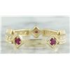 Image 3 : 0.43 CTW Ruby 18K Yellow Gold Diamond Ring