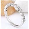 Image 4 : 0.60 CTW Natural Diamond 18K Solid White Gold Ring