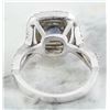 Image 4 : 2.26 CTW Sapphire 18K Two Tone Gold Diamond Ring