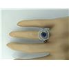 Image 5 : 2.26 CTW Sapphire 18K Two Tone Gold Diamond Ring