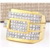 Image 2 : 6.90 CTW Natural Diamond Ring In 14K Yellow Gold