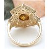 Image 4 : 2.88 CTW Natural Sapphire 14K Solid Yellow Gold Diamond Ring