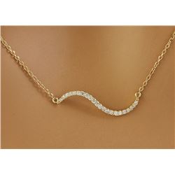 0.25 CTW Diamond 18K Yellow Gold  Necklace