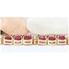 Image 4 : 33.50 CTW Natural Ruby 18K Solid Yellow Gold Diamond Bracelet