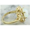 Image 6 : 4.95 CTW Opal 14K Yellow Gold Diamond Ring