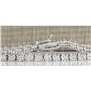 Image 1 : 6.96 CTW Natural Diamond Bracelet In 14K Solid White Gold