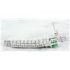 Image 3 : 5.01 CTW Emerald 14K White Gold Diamond Errings