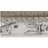 Image 2 : 3.50CTW Natural Diamond Bracelet In 14K Solid White Gold
