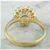 Image 3 : 1.50 CTW Morganite 18K Yellow Gold Diamond Ring