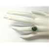 Image 4 : 6.29 CTW Natural Emerald And Diamond Ring 14K Solid Yellow Gold