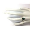 Image 4 : 1.94 CTW Natural Emerald And Diamond Ring 18K Solid Yellow Gold