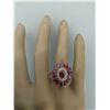 Image 5 : 4.40 CTW Ruby 18K Yellow Gold Diamond Ring