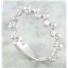 Image 3 : 0.40 CTW Diamond 18K White Gold Bubble Ring