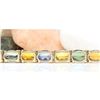 Image 5 : 17.00 CTW Natural Sapphire 18K Solid Yellow Gold Bracelet