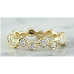 0.55 CTW 18K Yellow Gold Diamond Ring