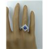 Image 6 : 2.00 CTW Tanzanite 14K White Gold Diamond Ring