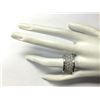 Image 4 : 4.20 CTW Natural Diamond Ring In14k Solid White Gold