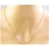 Image 3 : 0.30 CTW Diamond 14K Rose Gold Bar Necklace