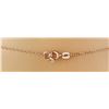 Image 4 : 0.30 CTW Diamond 14K Rose Gold Bar Necklace