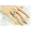 Image 5 : 2.00 CTW Emerald 14K White Gold Diamond Ring