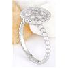 Image 4 : 0.55 CTW Natural Diamond 14K Solid White Gold Ring