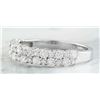 Image 2 : 0.75 CTW 18K White Gold Diamond Ring