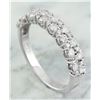 Image 4 : 0.75 CTW 18K White Gold Diamond Ring
