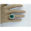 Image 5 : 5.16 CTW Emerald 14K Yellow Gold Diamond Ring
