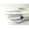 Image 4 : 7.72 CTW Natural Blue Tanzanite And Diamond Ring 18K Solid White Gold